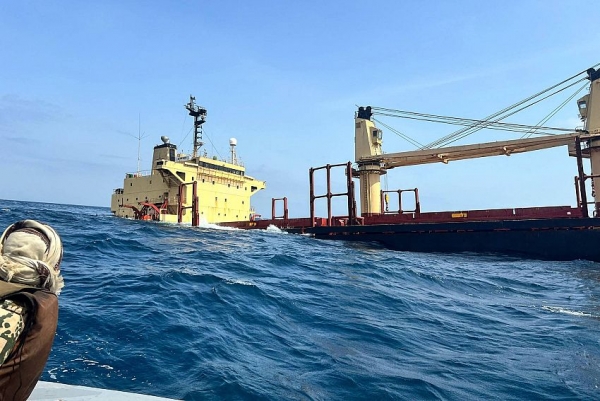 الحكومة اليمنية تعلن غرق السفينة البريطانية روبيمار