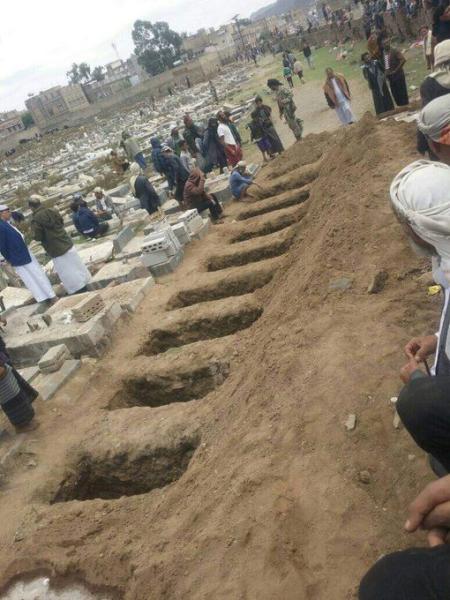 منظمة حقوقية تدين دفن جثامين ضحايا مجزرة رداع قبل القبض على الجناة 