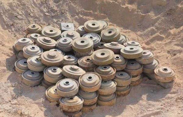 مسام: نزع 2967 لغماً وعبوة ناسفة في نوفمبر