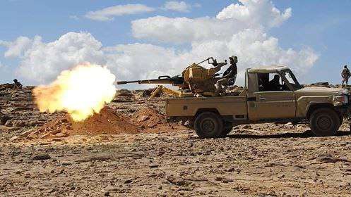 الجوف.. الجيش يفشل هجوما حوثيا في جبهة الابتر