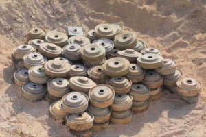 إتلاف 1063 لغماً وعبوة ناسفة في باب المندب