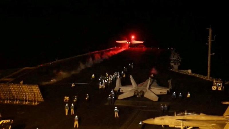 ضربات جوية إضافية فجر اليوم على قاعدة الديلمي