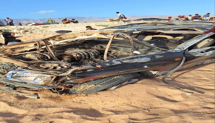 وفاة وإصابة 6 مغتربين يمنيين أثناء عودتهم من سلطنة عمان